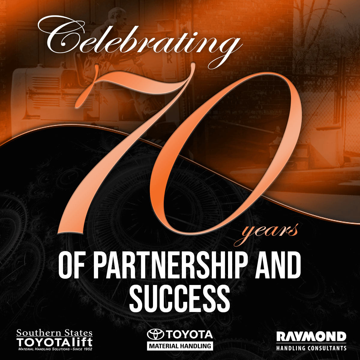 Toyota Material Handling recently celebrated 70 years of partnership and success