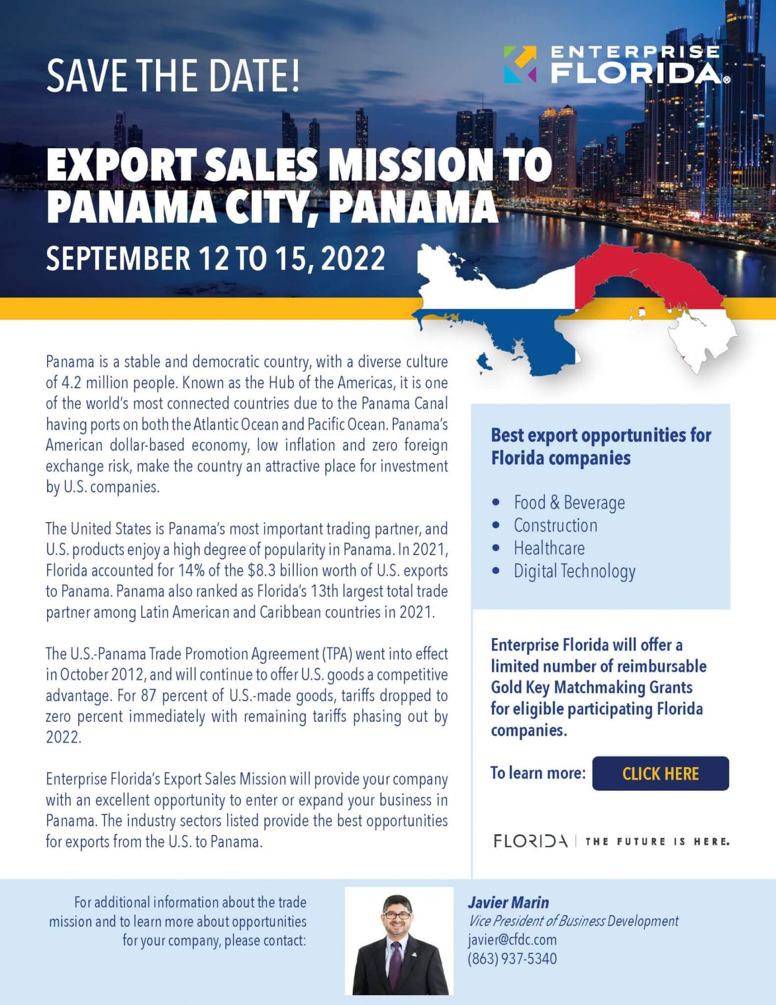 Exports Sales Mission to Panama City, Panama | Central Florida Development  Council
