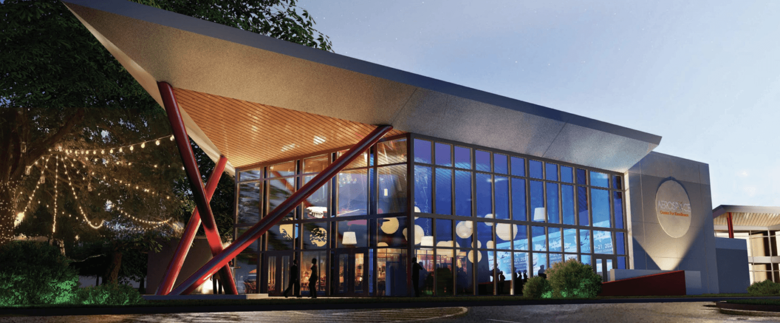 Rendering of Aerospace Pavilion